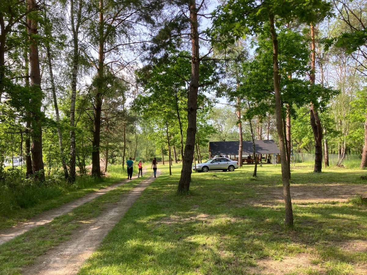 Lesne Zacisze-Pole Namiotowe Hotel Pisklaki Kültér fotó